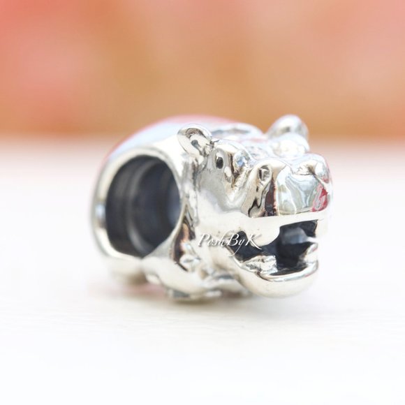 Pandora  Hippo Sterling Silver Charm 790334 - Picture 3 of 4